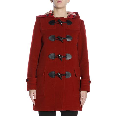 burberry jacke damen rot|Burberry cashmere jacket.